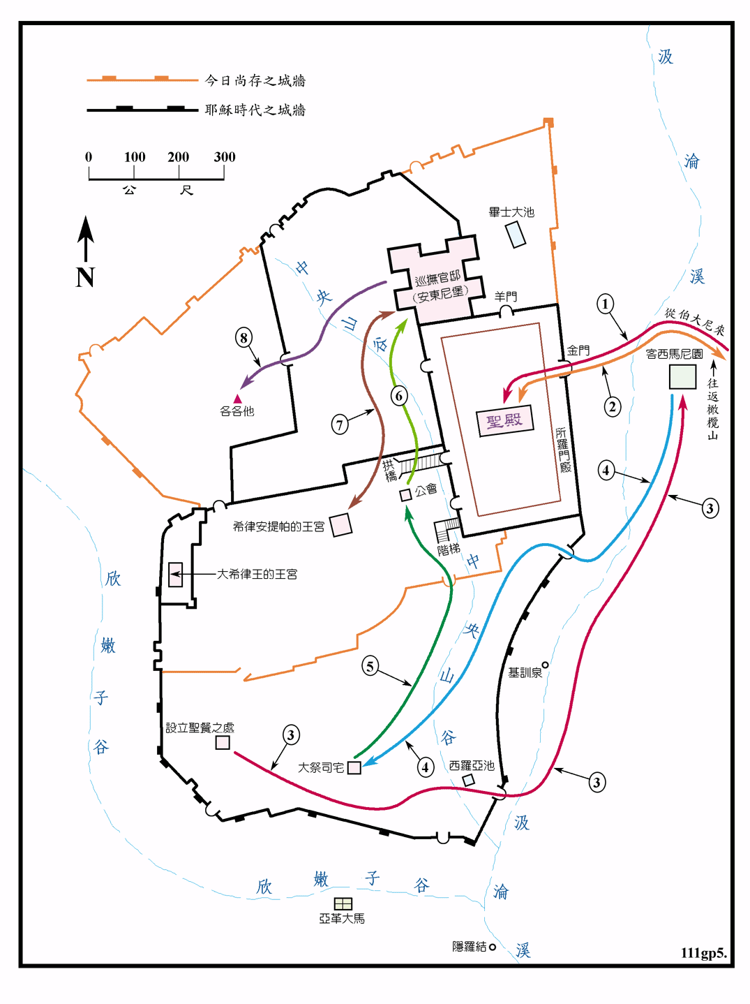 圣殿山地图图片