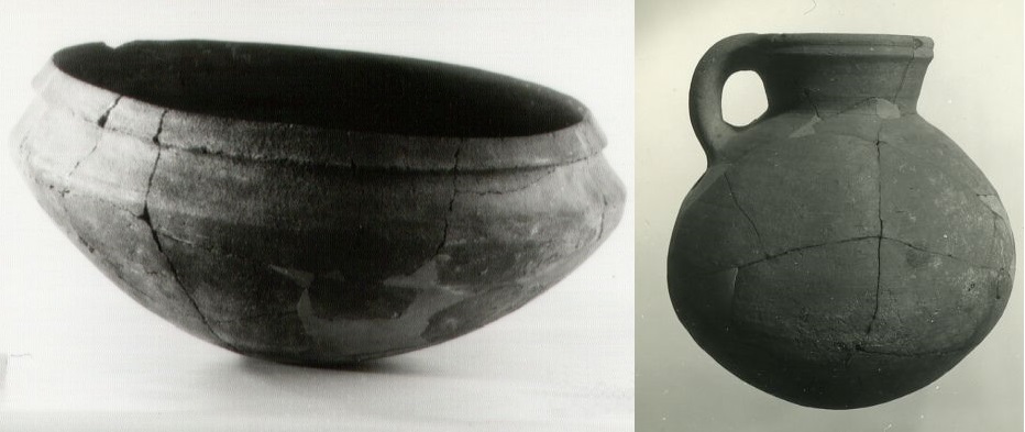 上图：主前11世纪以色列人煮食物的瓦器，现藏于以色列博物馆。