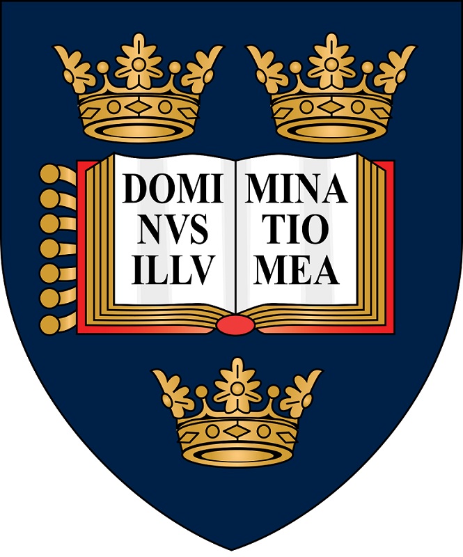 上图：牛津大学从16世纪开始的校训「Dominus Illuminatio Mea」，就是「耶和华是我的亮光」（诗二十七1）的拉丁文。
