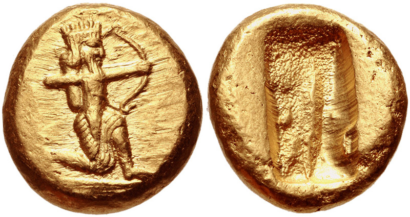 阿契美尼德金币图片